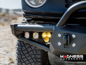 Ford Bronco Light Upgrade - Hybrid Front Bumper - Off Road LED Light Kit